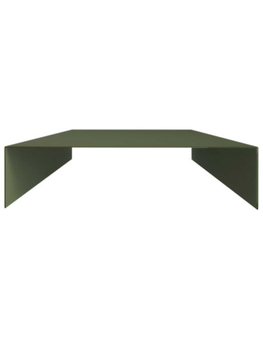Profilo di copertura per giardino 2 pz 100 x 20 x 5 cm Acciaio