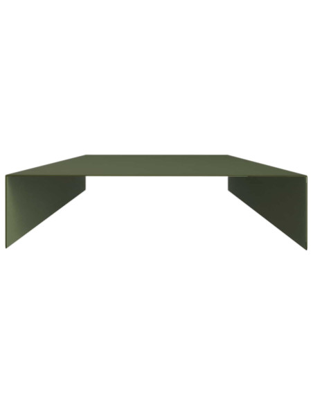 Profilo di copertura per giardino 2 pz 100 x 20 x 5 cm Acciaio