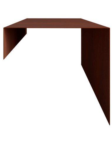 Profilo di copertura per giardino 2 pz 100 x 20 x 15 cm
