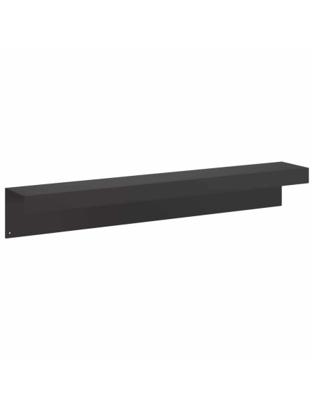 Profilo di copertura per giardino 2 pz 100 x 15 x 15 cm Acciaio