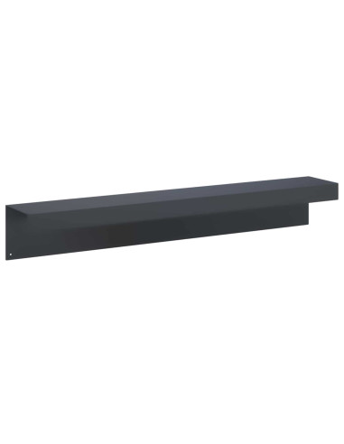 Profilo di copertura per giardino 2 pz 100 x 15 x 15 cm Acciaio