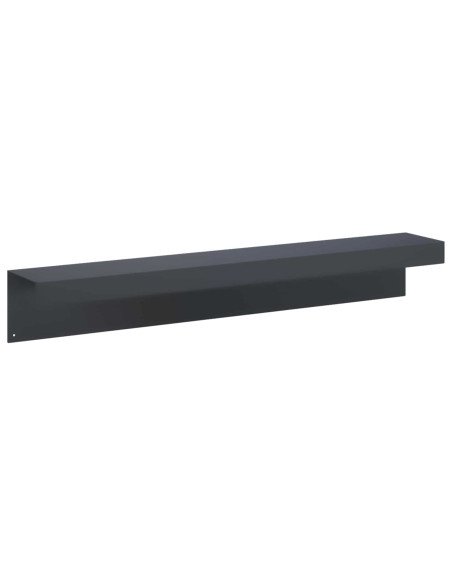 Profilo di copertura per giardino 2 pz 100 x 15 x 15 cm Acciaio