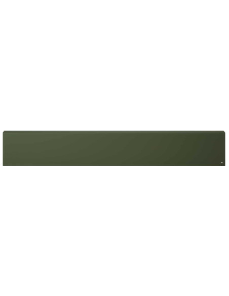 Profilo di copertura per giardino 10 pz 100 x 6 x 15 cm Acciaio