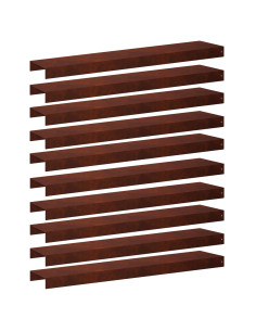 Profilo di copertura per giardino 10 pz 100 x 20 x 5 cm 2
