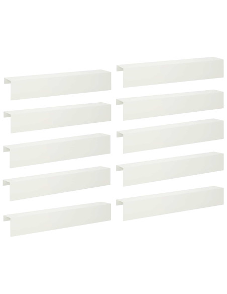 Profilo di copertura per giardino 10 pz 100 x 20 x 15 cm
