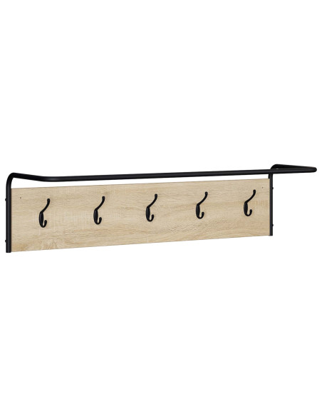 Appendiabiti Montaggio a parete Rovere Sonoma 100 x 30 x 25 cm