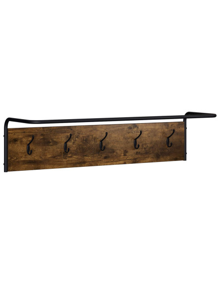 Appendiabiti Rovere Fumo 100 x 30 x 25 cm Legno ingegnerizzato