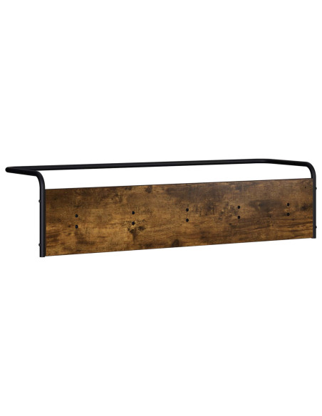 Appendiabiti Rovere Fumo 100 x 30 x 25 cm Legno ingegnerizzato