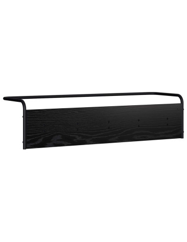 Appendiabiti Rovere Nero 100 x 30 x 25 cm Legno ingegnerizzato