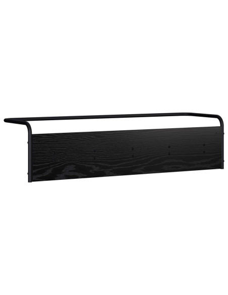Appendiabiti Rovere Nero 100 x 30 x 25 cm Legno ingegnerizzato