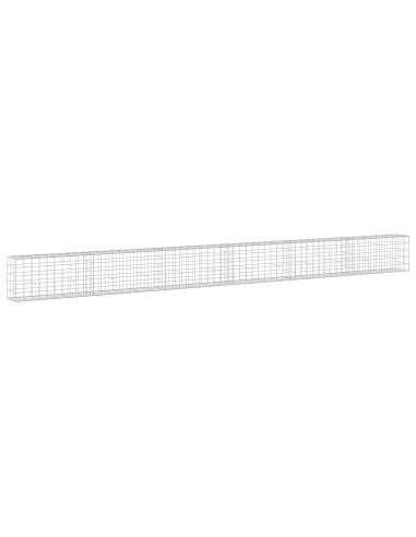 Gabione con Filo da 3,5 mm e Rete da 10x10 cm 600x30x50 cm
