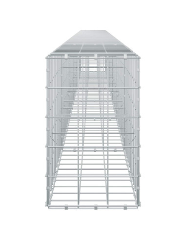 Gabione con Filo da 3,5 mm e Rete da 10x10 cm 600x30x50 cm