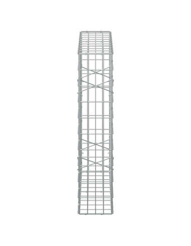 Gabione con Filo da 5 mm e Rete da 5x10 cm 100x20x100 cm