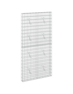 Gabione con Filo da 5 mm e Rete da 5x10 cm 100x10x200 cm 2