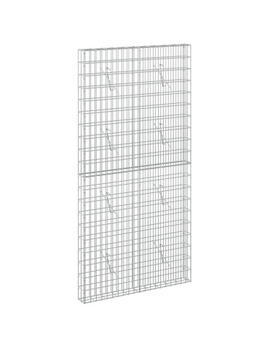 Gabione con Filo da 5 mm e Rete da 5x10 cm 100x10x200 cm