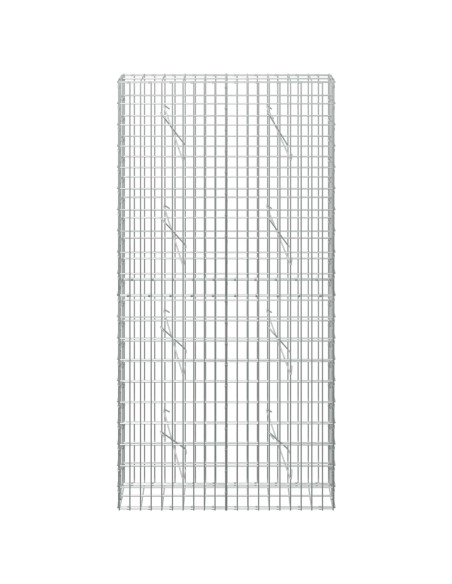 Gabione con Filo da 5 mm e Rete da 5x10 cm 100x10x200 cm