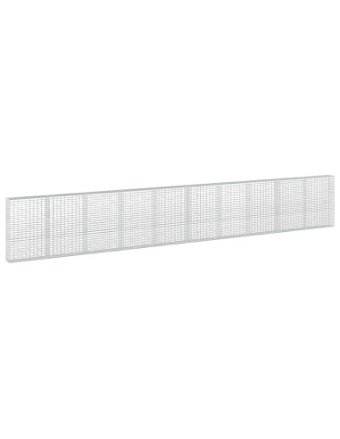 Gabione con Filo da 5 mm e Rete da 5x10 cm 1000x30x150 cm