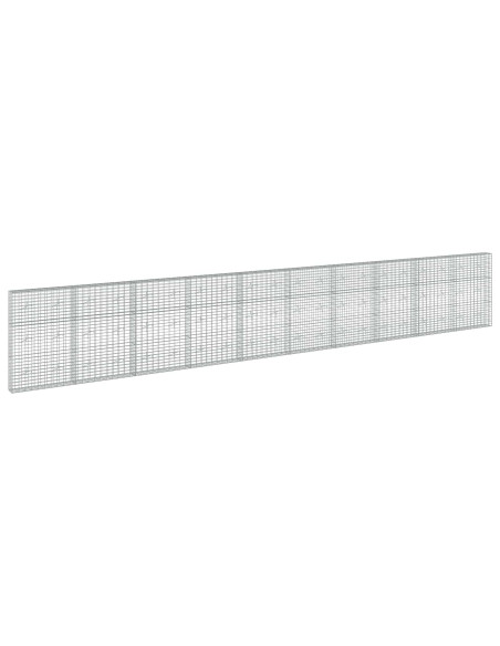 Gabione con Filo da 5 mm e Rete da 5x10 cm 1000x20x150 cm