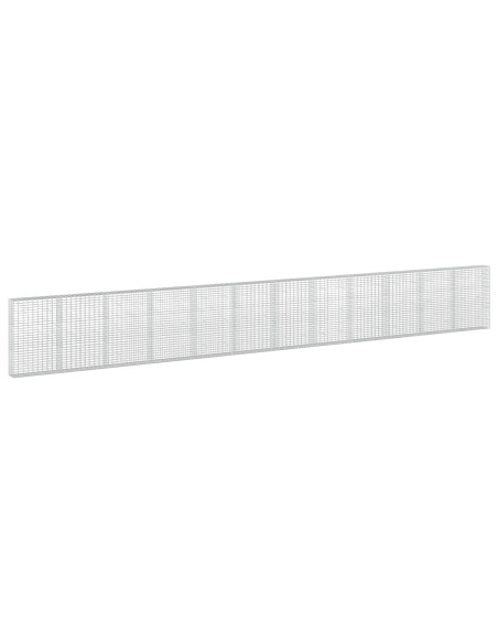 Gabione con Filo da 5 mm e Rete da 5x10 cm 1200x30x150 cm