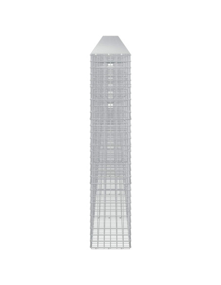 Gabione con filo da 5 mm e rete da 5x5 cm 950x30x150 cm