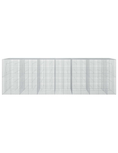 Gabione con filo da 5 mm e rete da 5x5 cm 650x50x200 cm