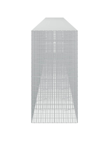 Gabione con Filo da 3,5 mm e Rete da 5x10 cm 1150x100x200 cm