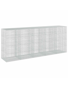Gabione con filo da 5 mm e rete da 5x5 cm 500x100x200 cm 2