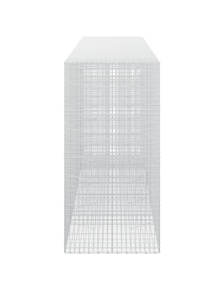 Gabione con filo da 5 mm e rete da 5x5 cm 500x100x200 cm