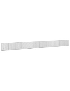 Gabione con filo da 5 mm e rete da 5x5 cm 1200x20x100 cm 2