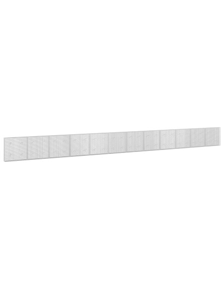 Gabione con filo da 5 mm e rete da 5x5 cm 1200x20x100 cm