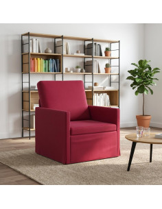 Poltrona Rosso Vino 70 x 81 x 82 cm Velluto (V)