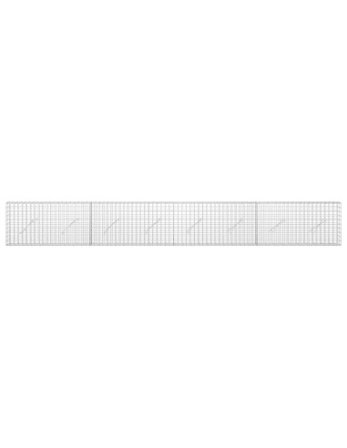 Gabion con Filo da 3,5 mm e Maglia da 5x5 cm 400x10x50 cm
