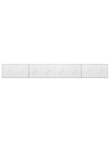 Gabion con Filo da 3,5 mm e Maglia da 5x5 cm 400x10x50 cm