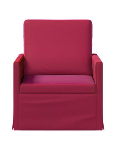 Poltrona Rosso Vino 70 x 81 x 82 cm Velluto (V)