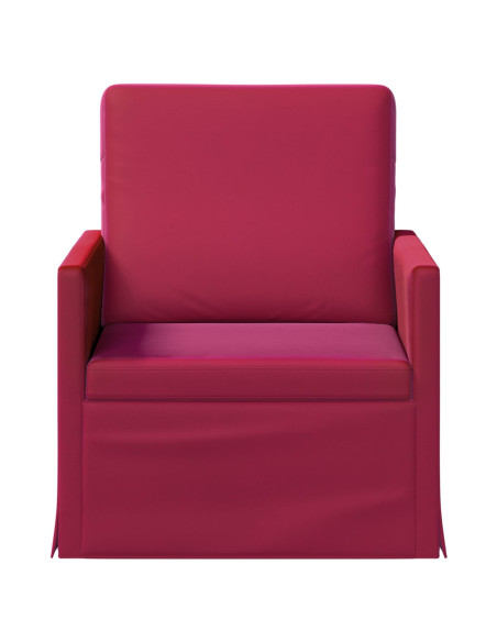 Poltrona Rosso Vino 70 x 81 x 82 cm Velluto (V)
