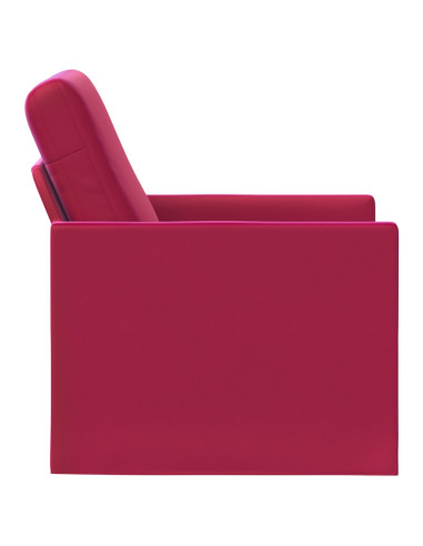 Poltrona Rosso Vino 70 x 81 x 82 cm Velluto (V)