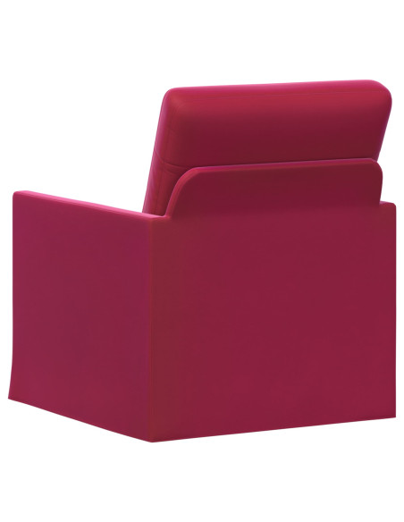 Poltrona Rosso Vino 70 x 81 x 82 cm Velluto (V)