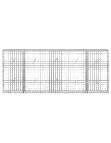 Gabion con Filo da 3,5 mm e Maglia da 5x5 cm 250x20x100 cm