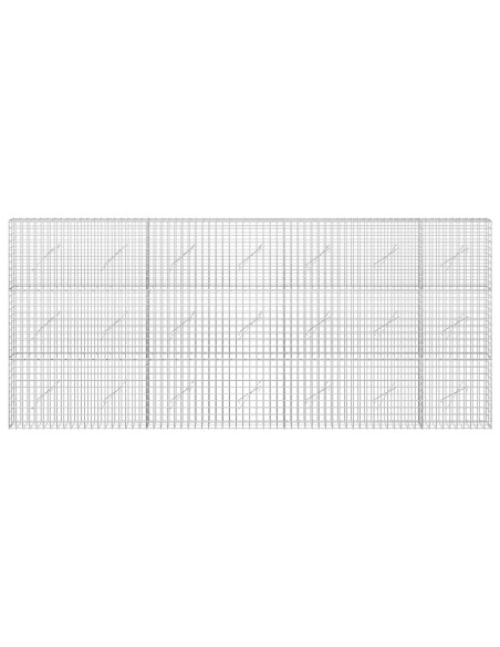 Gabion con Filo da 3,5 mm e Maglia da 5x5 cm 350x10x150 cm