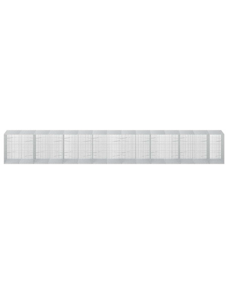 Gabion con Filo da 3,5 mm e Maglia da 5x5 cm 750x100x100 cm