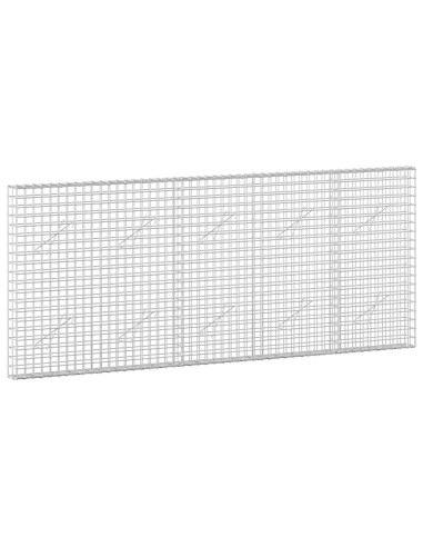 Gabion con Filo da 3,5 mm e Maglia da 5x5 cm 250x10x100 cm