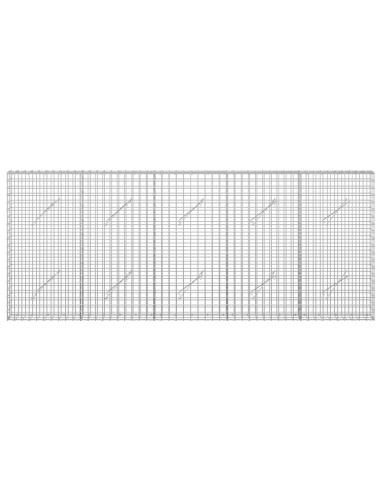 Gabion con Filo da 3,5 mm e Maglia da 5x5 cm 250x10x100 cm