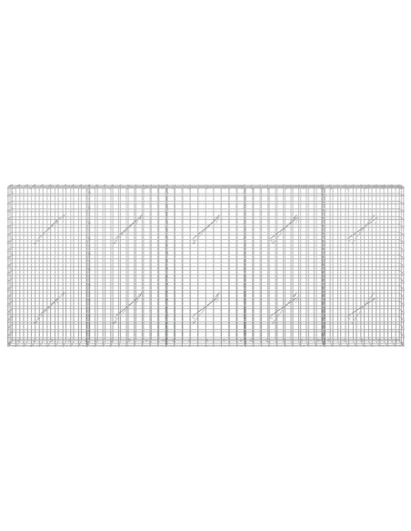 Gabion con Filo da 3,5 mm e Maglia da 5x5 cm 250x10x100 cm