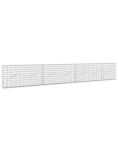 Gabione con Filo da 5 mm e Rete da 5x10 cm 350x10x50 cm 2
