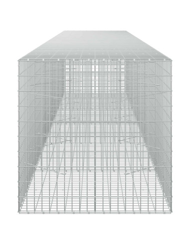 Gabione con Filo da 5 mm e Rete da 5x10 cm 550x100x100 cm