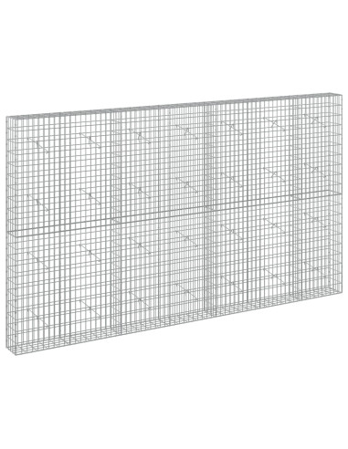 Gabione con Filo da 5 mm e Rete da 5x10 cm 350x20x200 cm