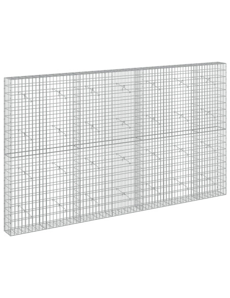 Gabione con Filo da 5 mm e Rete da 5x10 cm 350x20x200 cm