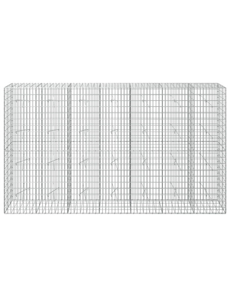Gabione con Filo da 5 mm e Rete da 5x10 cm 350x20x200 cm