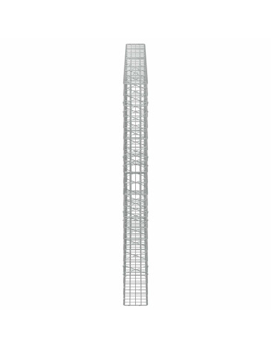 Gabione con Filo da 5 mm e Rete da 5x10 cm 350x20x200 cm