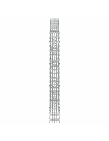 Gabione con Filo da 5 mm e Rete da 5x10 cm 350x20x200 cm